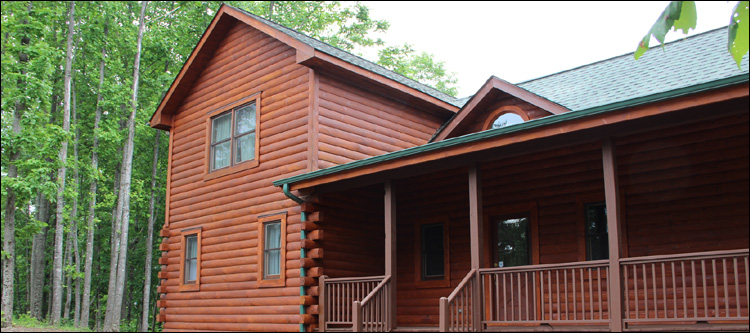 Log Home Staining in Blount County, Alabama