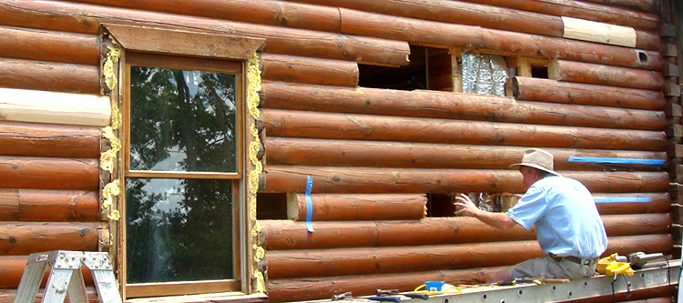 Log Home Repair Blount County, Alabama