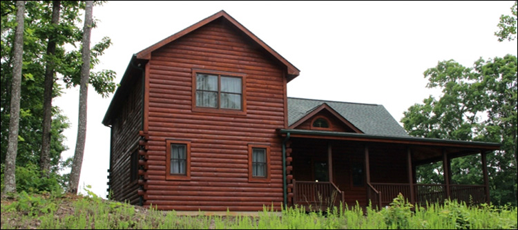 Professional Log Home Borate Application  Blount County, Alabama