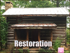 Historic Log Cabin Restoration  Blount County, Alabama